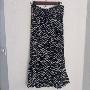 Madewell floral slip skirt midi maxi